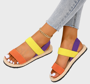 Kayla | Women's Open Toe Flat Sandals