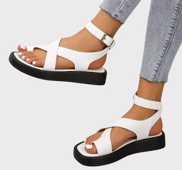 Nicole | Women's Crisscross Open Toe Platform Sandals