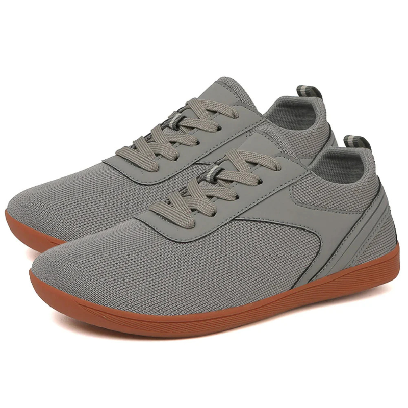 Gray Unisex Breathable Sole Lightweight Barefoot Shoes 