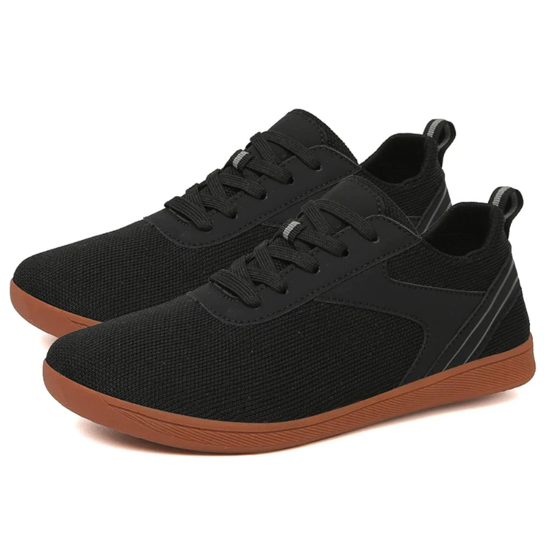 Black Unisex Breathable Sole Lightweight Barefoot Shoes 