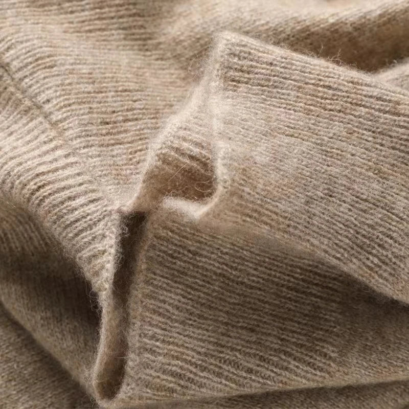 2 in 1 Women's Cashmere Cardigan and Shawl - Draped Silhouette