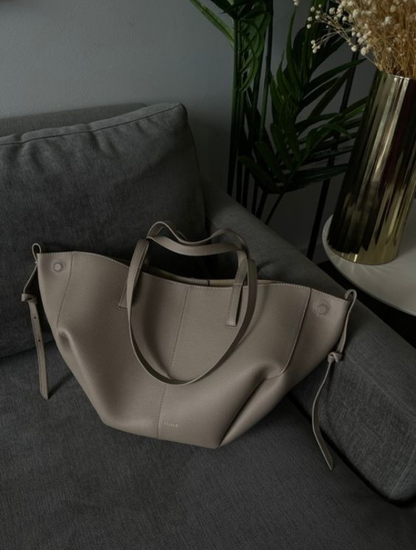 Taupe Women’s Vintage Spacious Design Tote Bag 