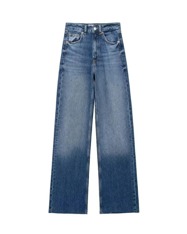 Blue Women’s Everyday Fit Straight-Leg Jeans
