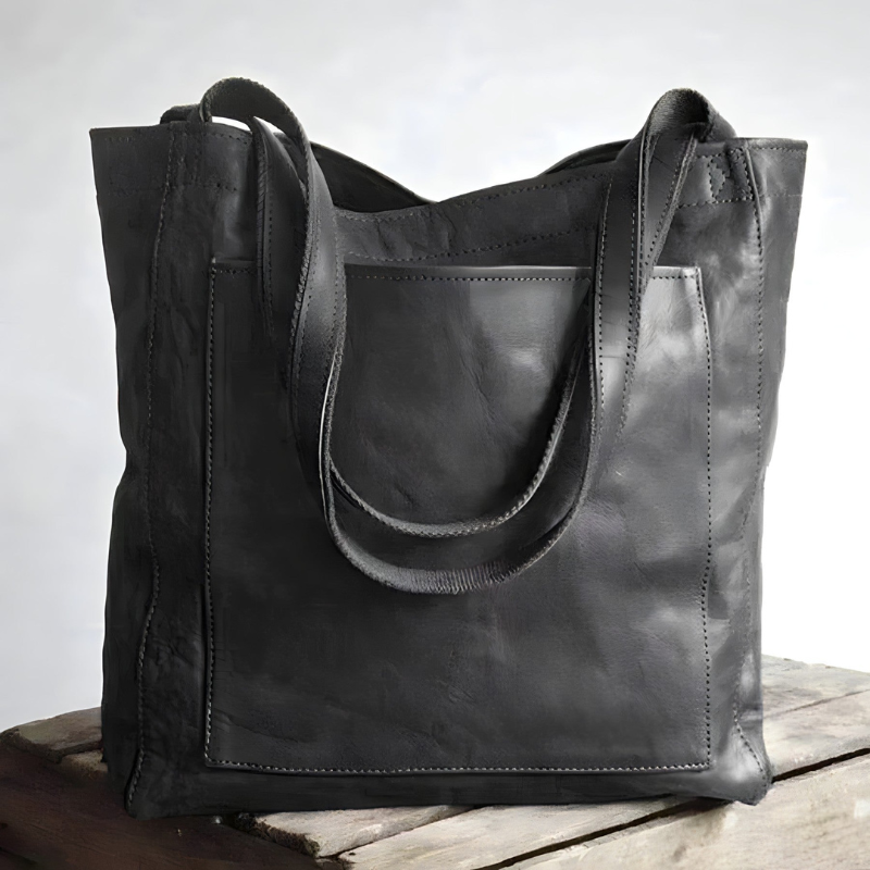 Black Women’s Elegant Double Strap Handbag 