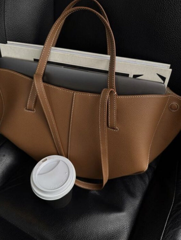 Brown Women’s Vintage Spacious Design Tote Bag 