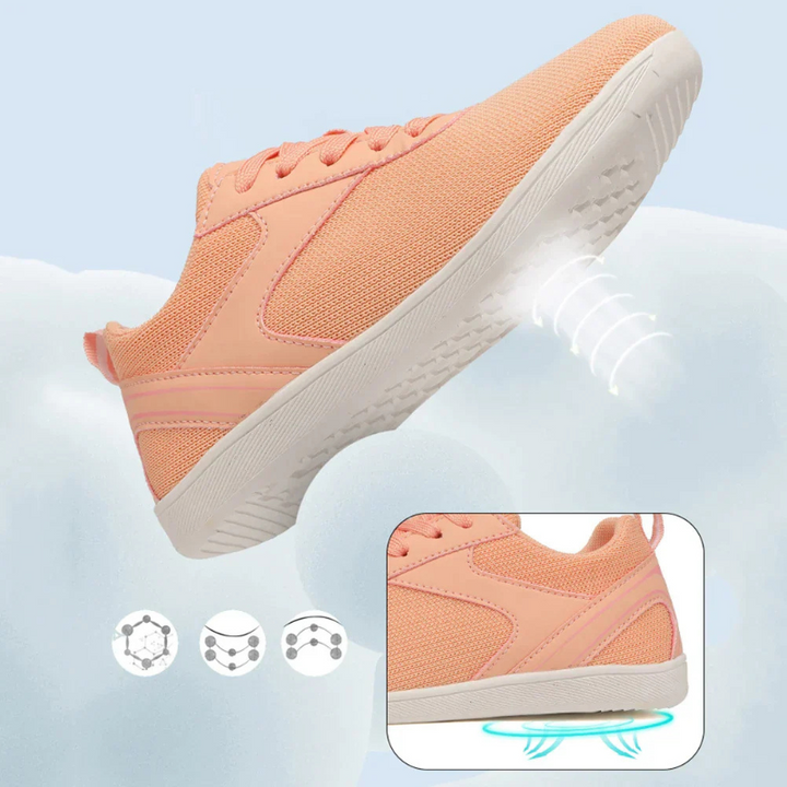 Pink Unisex Breathable Sole Lightweight Barefoot Shoes 