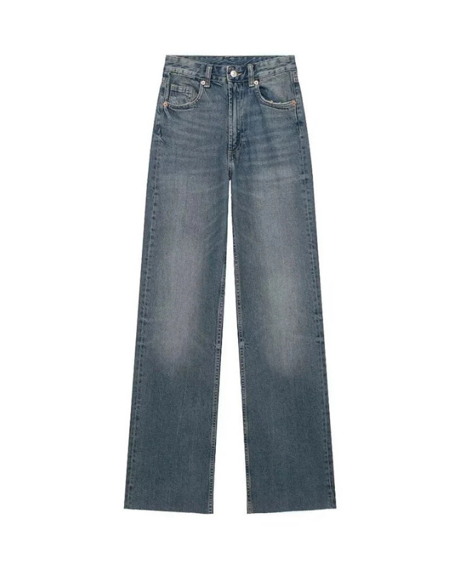 Dark Blue Women’s Everyday Fit Straight-Leg Jeans