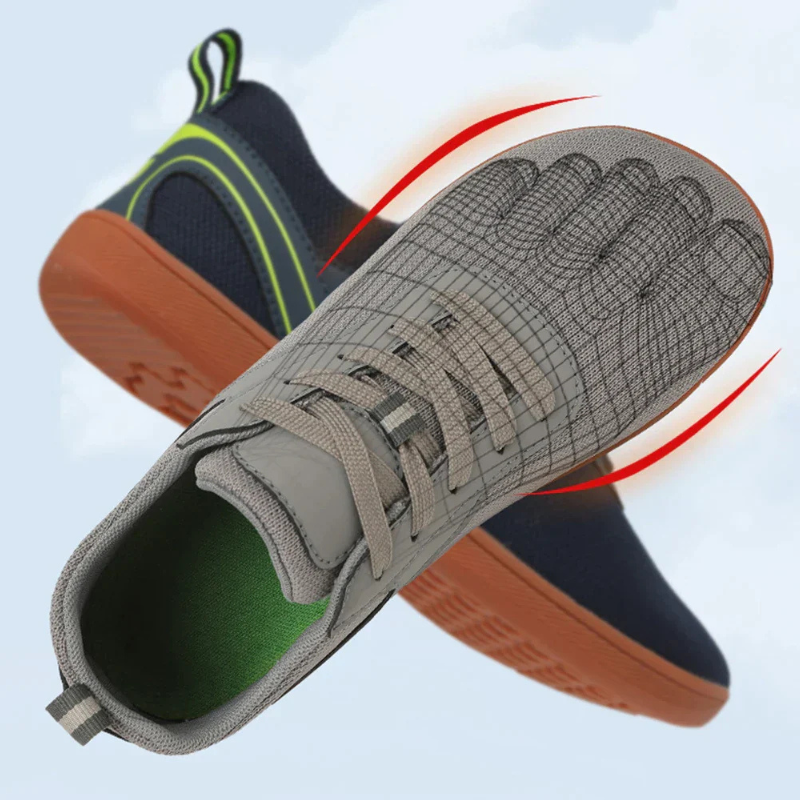 Blue Unisex Breathable Sole Lightweight Barefoot Shoes 