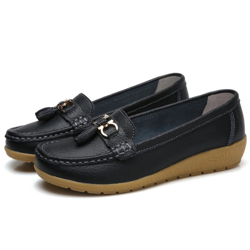 Black Women’s Classic Comfort Slip-On Ballerinas 