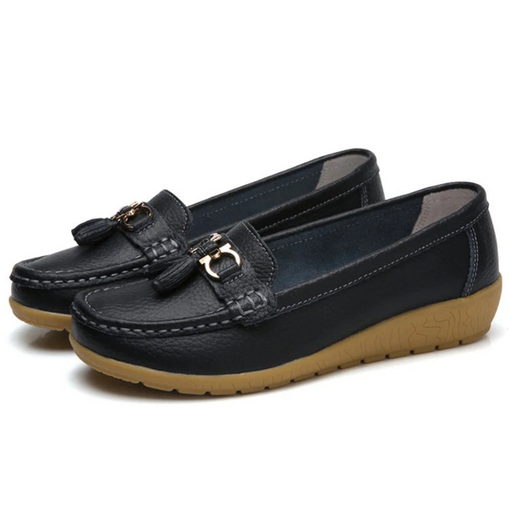 Black Women’s Classic Comfort Slip-On Ballerinas 