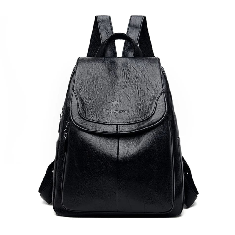 Black Women’s Vintage Flap Design Classic Backpack