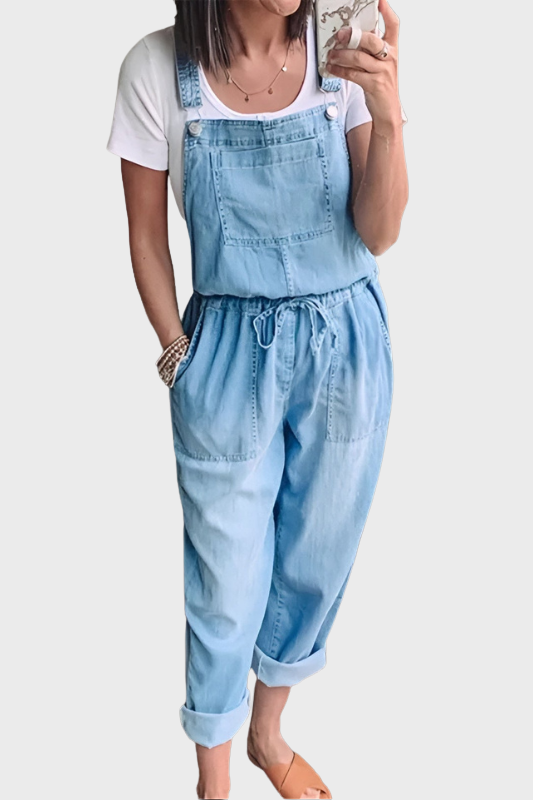Women’s Relaxed Adjustable Waist Jumpsuit