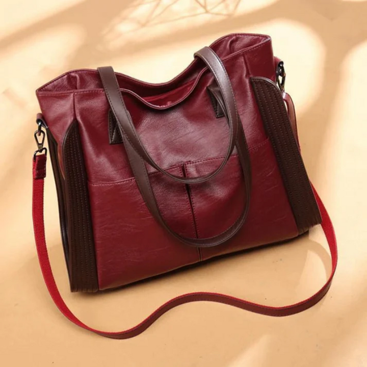 Classic Leather Tote Bag - Long and Short Strap