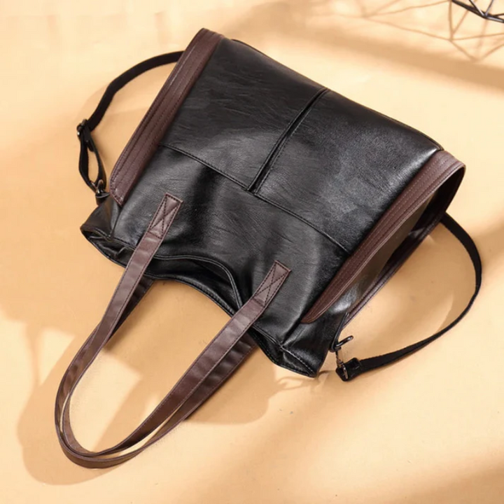 Classic Leather Tote Bag - Long and Short Strap