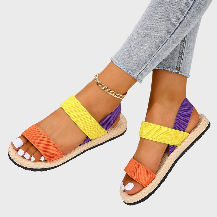 Kayla | Women's Open Toe Flat Sandals