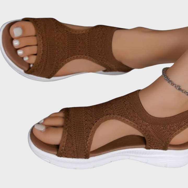 Michelle | Women's Peep Toe Solid Color Sandals