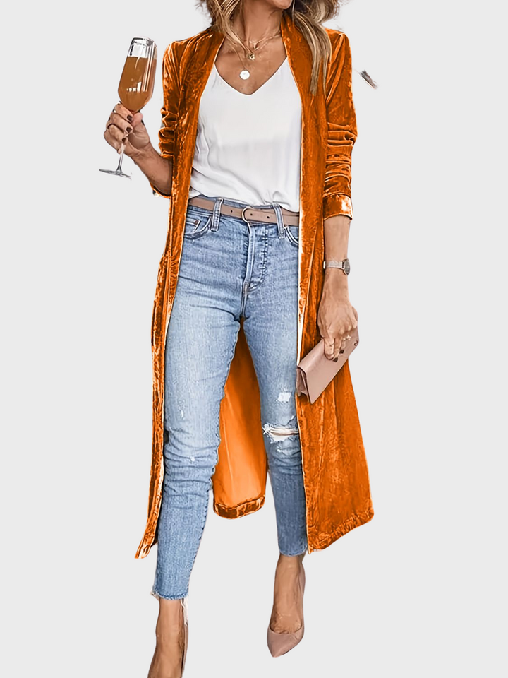 Charlotte | Women's Open Front Long Sleeve Coat