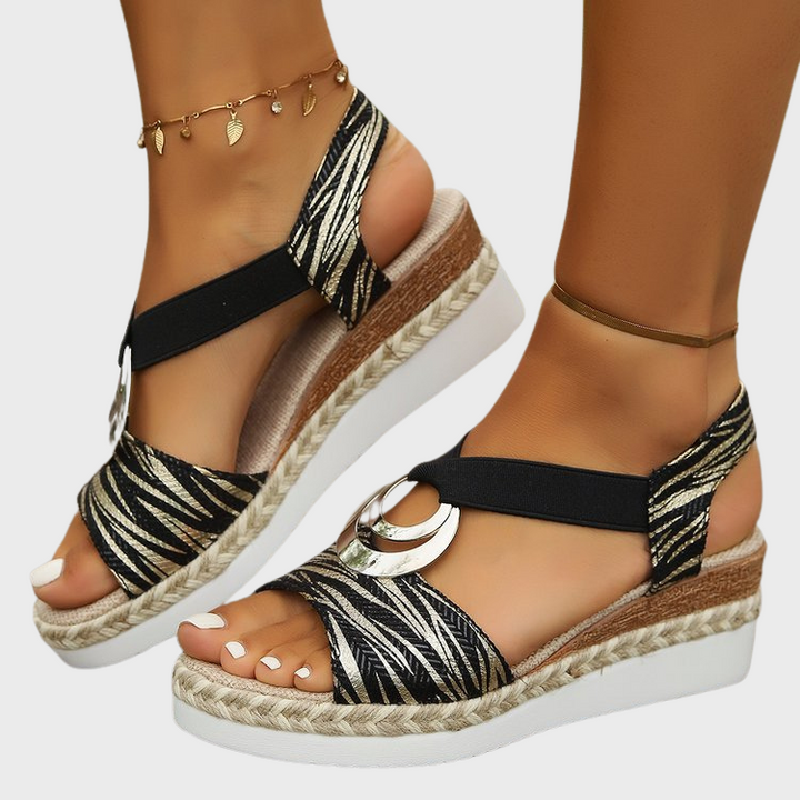 Paige | Women's Peep Toe Wedge Sandals