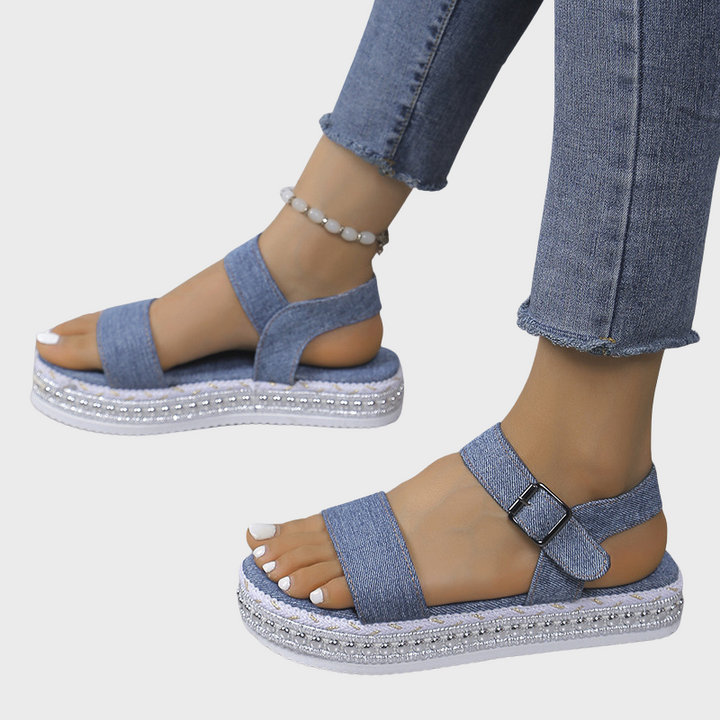 Tessa | Women's Braided Platform Sandals