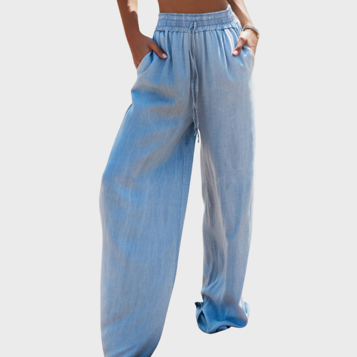 Hailey | Drawstring Wide Leg Women Jeans