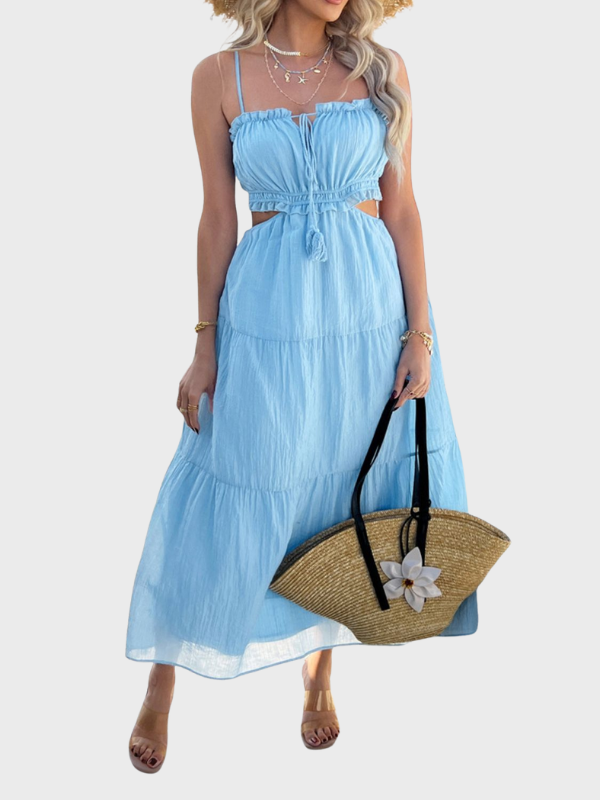 Devine Tie Back Cami Midi Dress