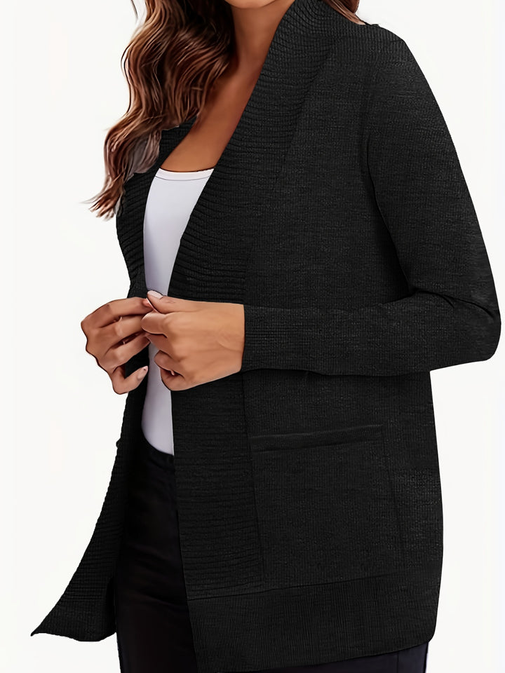 Cardin | Women's Open Front Long Sleeve Sweater Cardigan