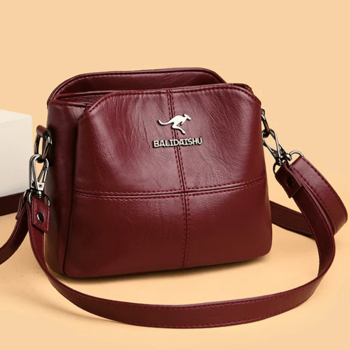 Leather Bally Shoulder Bag