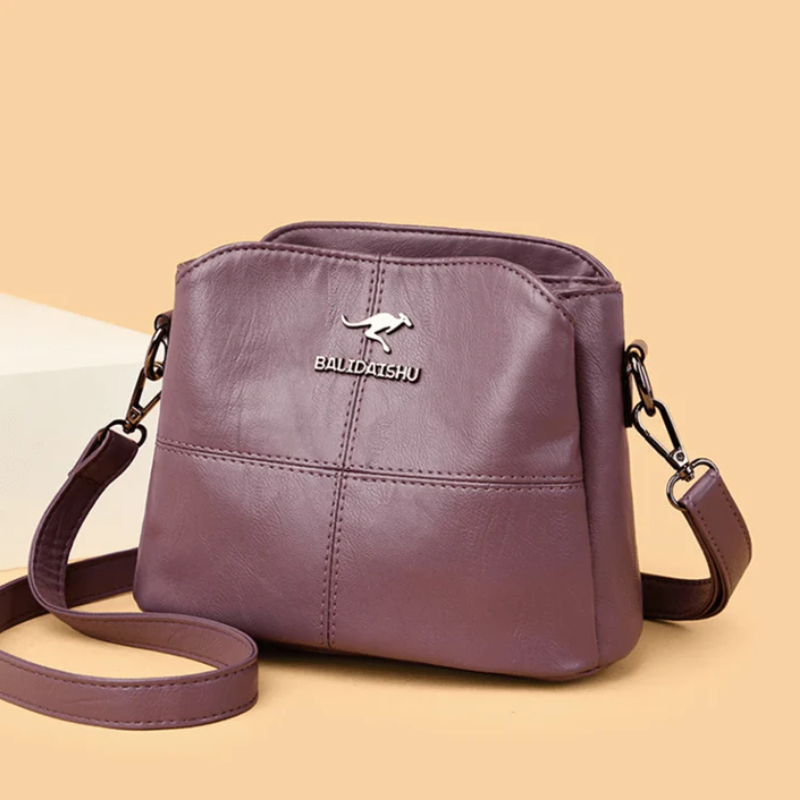 Leather Bally Shoulder Bag