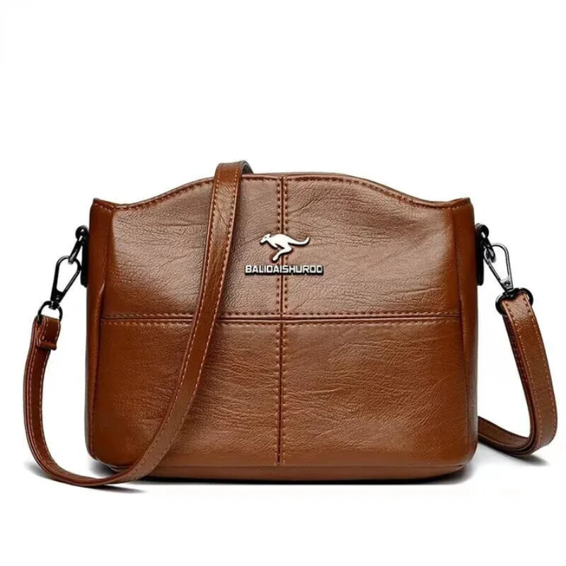 Leather Bally Shoulder Bag