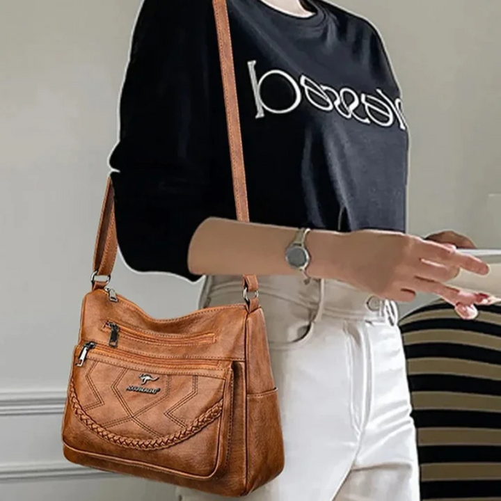 Leather Crossbody Shoulder Bag