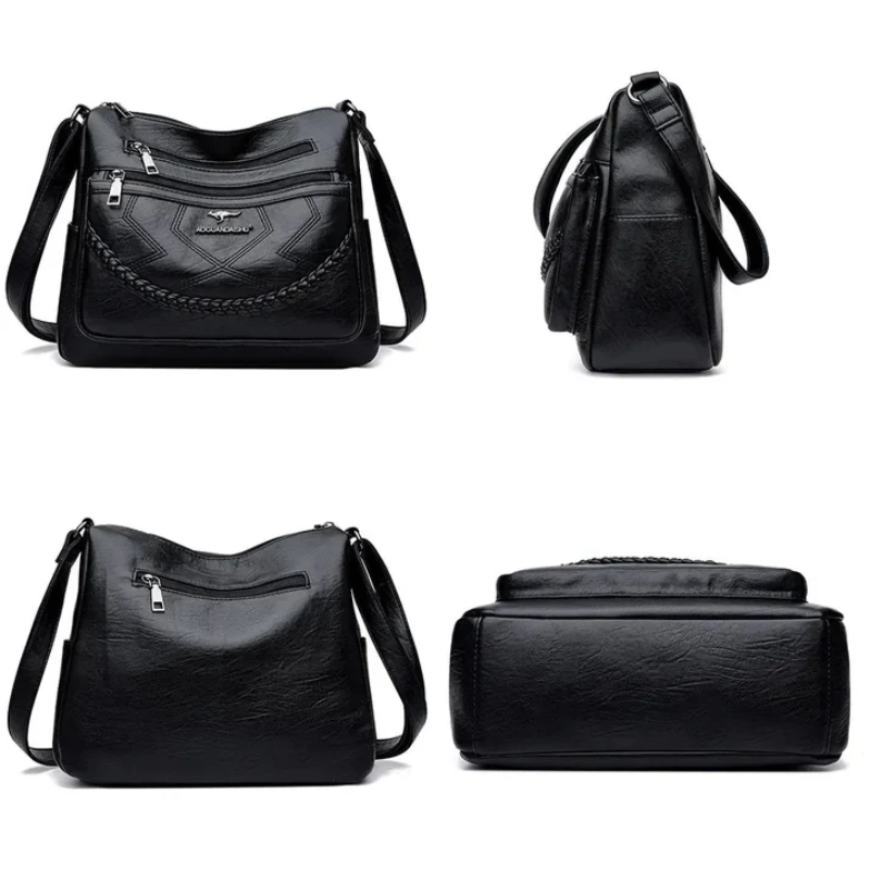 Leather Crossbody Shoulder Bag