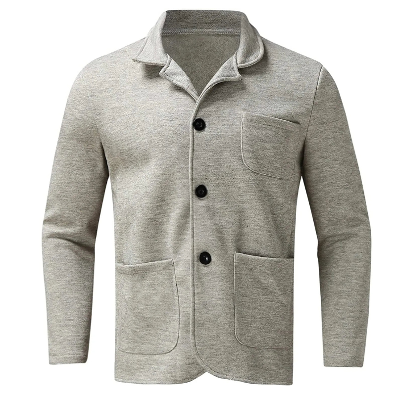 Men's knit cardigan with buttons – Stylish Fit for Semi-Formal Wear