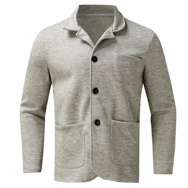 Men's knit cardigan with buttons – Stylish Fit for Semi-Formal Wear