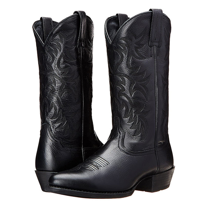 Women's Cowboy Boots – Half-High Western Style with Pointed Toe