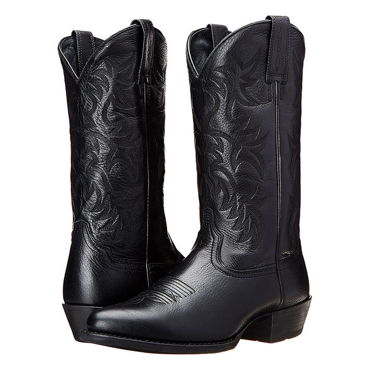 Women's Cowboy Boots – Half-High Western Style with Pointed Toe