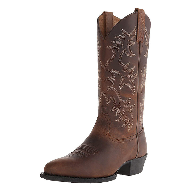 Women's Cowboy Boots – Half-High Western Style with Pointed Toe
