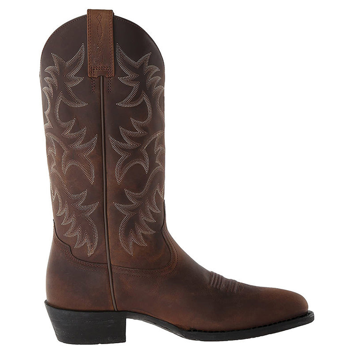 Women's Cowboy Boots – Half-High Western Style with Pointed Toe