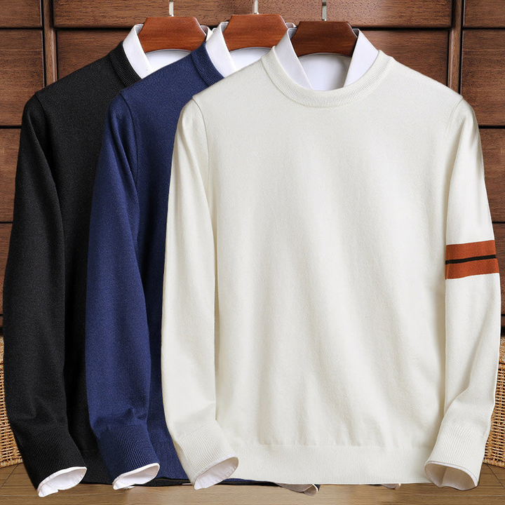 Men's Crewneck Sweater – Knitted Everyday Wear