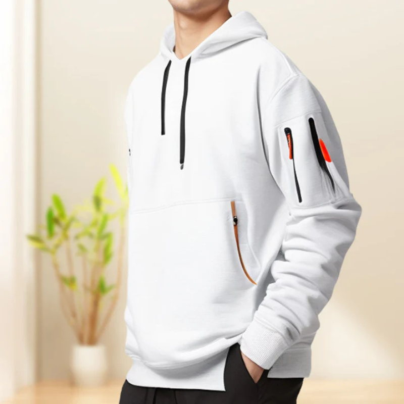 Men's Half Zip Hoodie – Stylish Casual Sweatshirt