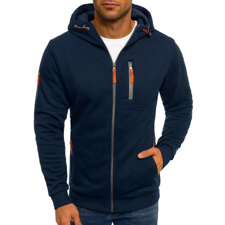 Men's Hooded Sweatshirt Jacket – Casual Everyday Hoodie