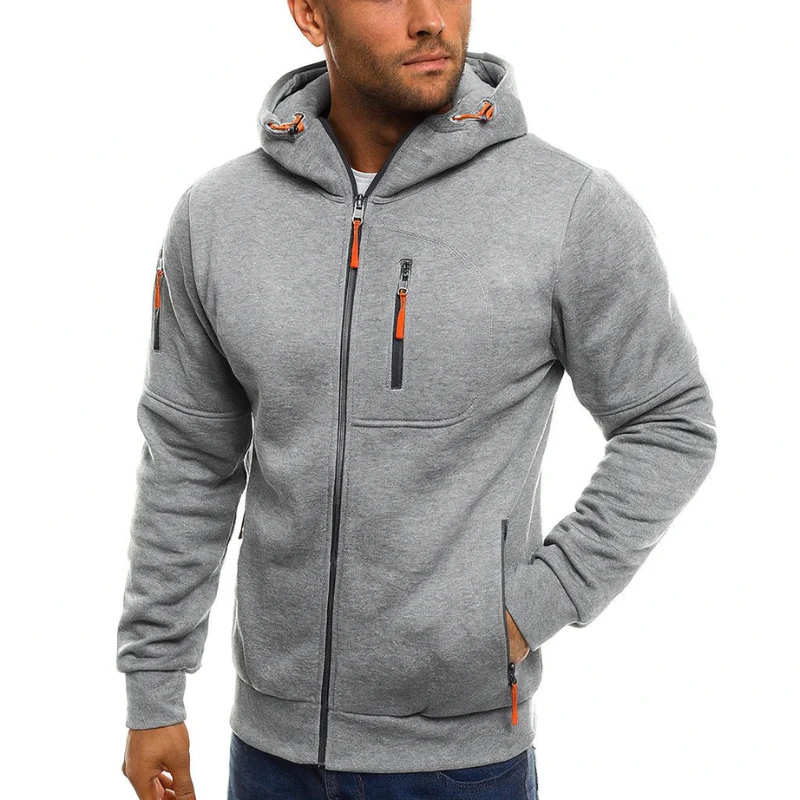 Men's Hooded Sweatshirt Jacket – Casual Everyday Hoodie
