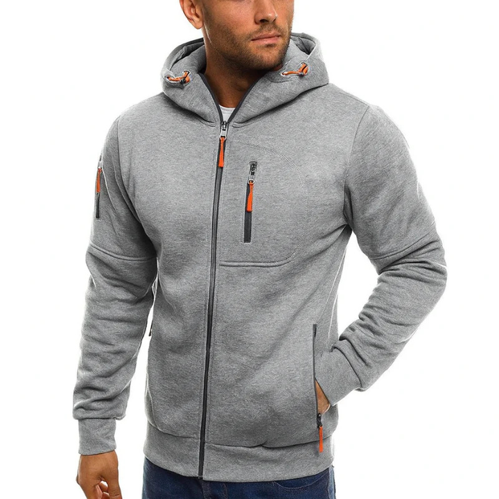 Men's Hooded Sweatshirt Jacket – Casual Everyday Hoodie