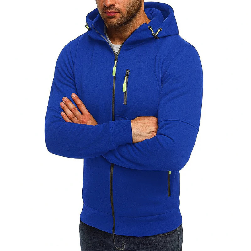 Men's Hooded Sweatshirt Jacket – Casual Everyday Hoodie