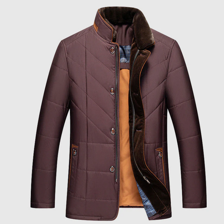 Men's Insulated Puffer Jacket – Stylish Winter Coat