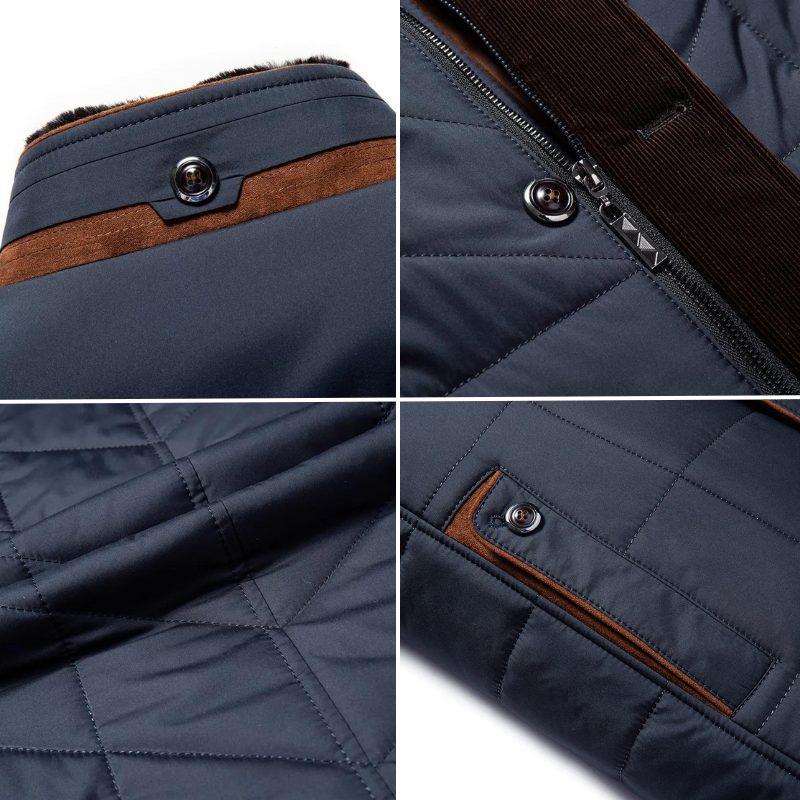 Men's Insulated Puffer Jacket – Stylish Winter Coat