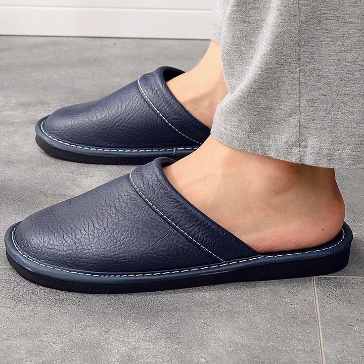 Unisex Leather Slip-on Shoes – Casual Style Footwear