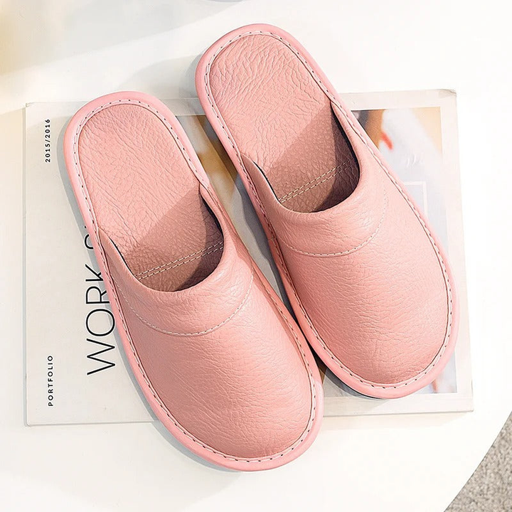 Unisex Leather Slip-on Shoes – Casual Style Footwear