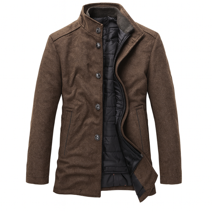 Men's Long Overcoat – Stylish Winter Outerwear