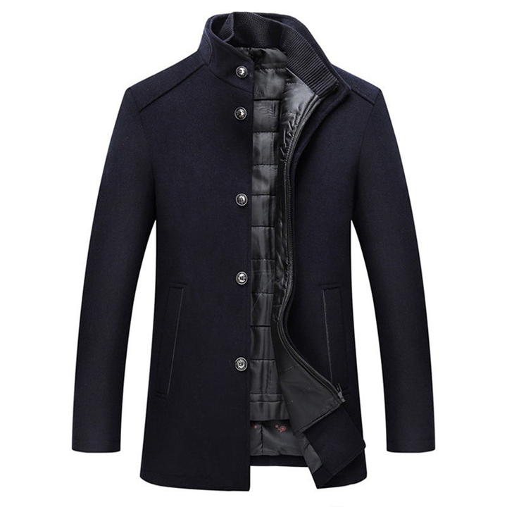 Men's Long Overcoat – Stylish Winter Outerwear