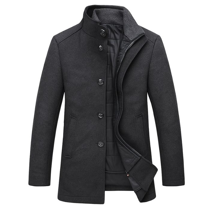 Men's Long Overcoat – Stylish Winter Outerwear
